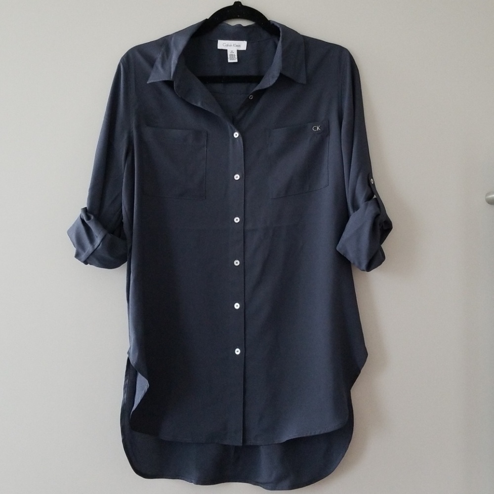 Calvin Klein Navy Blue dress shirt
